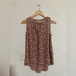 Philosophy Tank Top – Women’s XS – Floral Pink/Red